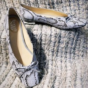 Snake skin flats